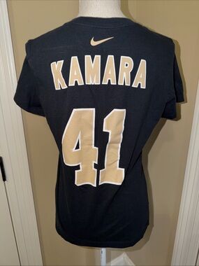 New Orleans Saints Shirt  NFL Nike Alvin Kamara Mens Size M Athletic Cut Black